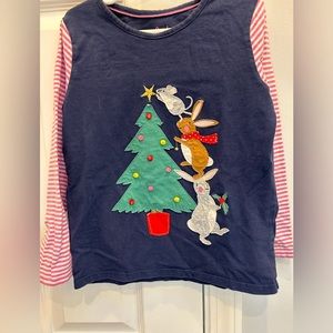 Mini Boden Christmas tree shirt